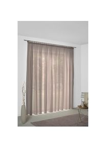 WIRTH, Vorhang &raquo;Sunday&laquo; Multifunktionsband 1 Stk. tlg. nach Mass, braun, Jacquard, Baumwolle, Polyester