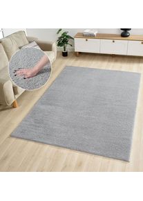 Goodproduct, GOODproduct Teppich &raquo;Lilari Shaggy Premium, weich, modern&laquo; rechteckig 30 mm H&ouml;he Uni-Farben, kuschelig, & weich, Wohnzimmer, Schlafzimmer