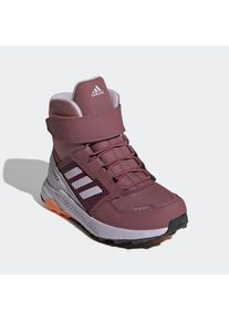 adidas terrex, Unisex, adidas terrex Wanderschuh &raquo;TRAILMAKER HIGH COLD.RDY&laquo; w&auml;rmende Winterschuhe f&uuml;r Kinder, quiet crimson, silber dawn, amber tint, 