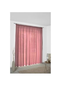 WIRTH, Vorhang &raquo;Sunday&laquo; Multifunktionsband 1 Stk. tlg. nach Mass, rot, Jacquard, Baumwolle, Polyester