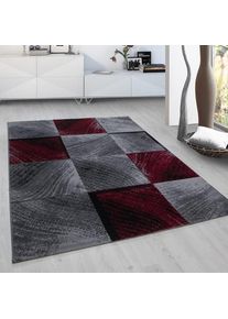 Ayyildiz Teppiche, Teppich &raquo;Plus 8003&laquo; rechteckig 6 mm H&ouml;he L&auml;ufer, gemusterter Flachflor, robust, Webteppich, alle R&auml;ume, rot, Kunstfaser, 6 mm