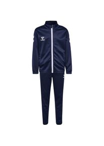 Hummel, Unisex, Hummel Trainingsanzug &raquo;HMLLOGO SUIT KIDS&laquo; 2 Stk. f&uuml;r Kinder und Jugendliche, zweiteiliges Set mit Jacke und Hose, marine, 152, 
