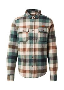 Iriedaily Hemd 'Lumber Fella' Herren, sand / braun / smaragd / schwarz, Gr&ouml;&szlig;e S