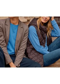 Tchibo - Pull en maille fine m&eacute;rinos - taille: XL - bleu