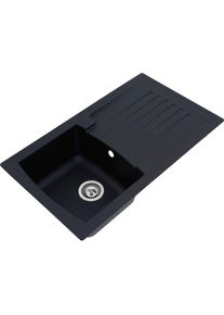 respekta, respekta Einbausp&uuml;le, schwarz, Verbundwerkstoff