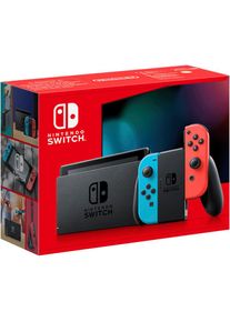 Nintendo Switch, Spielekonsole &raquo;Switch Neon-Rot/Neon-Blau&laquo; Konsole r/b, neonrot, neonblau, Spieler k&ouml;nnen bis zu acht Switch-Konsolen miteinander 
