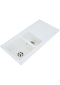 respekta, respekta Einbausp&uuml;le, wei&szlig;, Verbundwerkstoff