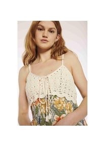 Haily's Haily&rsquo;s, Unisex, HaILY&rsquo;S Maxikleid &raquo;MX V DR Ka44ja&laquo; Sommerkleid, 7675 khaki flower, XL (42), N-Gr, Sommerliches Kleid von HaILY&rsquo;S in bester Marken-