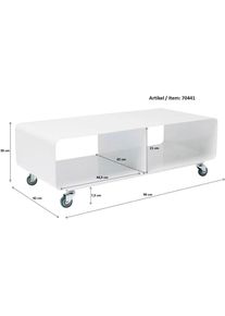 KARE Design, Lowboard &raquo;Lowboard Lounge M 90 x 30 cm&laquo;, dunkelgrau, Metall, Stahl, B/H/T: 90 cm x 30 cm x 42 cm