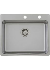 respekta, respekta Einbausp&uuml;le, silber, Edelstahl