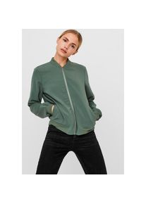 V&eacute;ro Moda Vero Moda, Unisex, Bomberjacke &raquo;VMCOCO L/S BOMBER NOOS&laquo; in modisch kurzer Form, mit Stretch, laurel wreath, S, &Uuml;bergangsjacke von Vero Moda