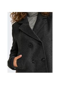 Only, Unisex, Only Kurzjacke &raquo;ONLFREJA LIFE SHORT DB JACKET OTW NOOS&laquo;, dunkelgrau melange, L, Moderne Jacke von Only