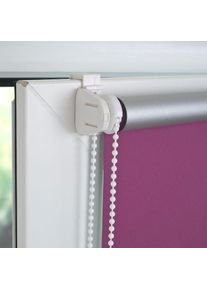 Liedeco, Seitenzugrollo verdunkelnd energiesparend ohne Bohren, fuchsia, Polyester