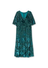 sheego, Unisex, Cocktailkleid &raquo;Cocktailkleid&laquo;, petrol, bedruckt, 48, Normalgr&ouml;ssen