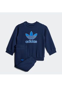 adidas originals , Trainingsanzug &raquo;CREW SET&laquo; 2 Stk. f&uuml;r Babys, Kinder , blau , Sportliches, aufeinander abgestimmtes Outfit f&uuml;r kleine Kinder, die...
