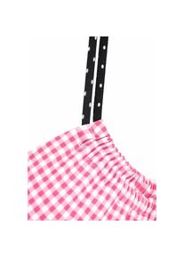 Buffalo, Unisex, B&uuml;gel-Bikini-Top &raquo;Florida&laquo; verstellbare Doppeltr&auml;ger, seitlich zu raffen, Mix-Kini, rosa, schwarz, 38, Cup E, Toller Mustermix aus 