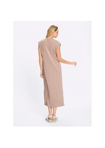 Heine, Unisex, Heine Jerseykleid &raquo;Jersey-Kleid&laquo;, wei&szlig;, sesam, 36, Normalgr&ouml;ssen, modern &uuml;berschnittene Schultern