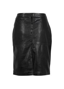 Mauritius, Unisex, Lederrock &raquo;GWSwante LNV&laquo; klassische/ schmale Form, Ziern&auml;hte, schwarz, 3XL, Klassicher Lederrock von GIPSY by Mauritius, 