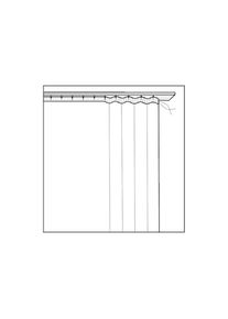 WIRTH, Vorhang &raquo;Troms&ouml;&laquo; Kr&auml;uselband 1 Stk. tlg., beere, Chenille, Polyacryl