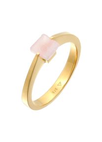 Elli Premium Ring Damen Gr&ouml;&szlig;e 56 gold / hellpink