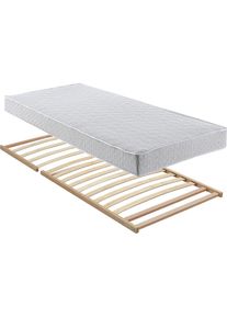 Westfalia Schlafkomfort, Polsterbett &raquo;Prag&laquo; 3 Matraztenarten w&auml;hlbar, mit und ohne Bettkasten, k&ouml;nigsblau, Bezug 100% Polyester, Polsterung: 