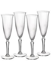 Ritzenhoff & Breker Ritzenhoff & Breker, Sektglas &raquo;Perpetuo&laquo; 4er Set, je 210 ml, transparent, Glas, &Oslash; 7 cm x 23 cm