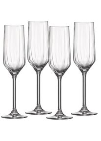 Ritzenhoff & Breker Ritzenhoff & Breker, Sektglas &raquo;Jive&laquo; 4er Set, je 220 ml, transparent, Glas, &Oslash; 5,5 cm x 23 cm