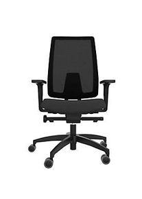 Dauphin B&uuml;rostuhl SLP Indeed mesh, mit 2F-Armlehnen, Synchronmechanik, Muldensitz, Netz-R&uuml;ckenlehne, schwarz