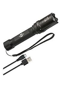 Fa.Brennenstuhl Brennenstuhl LED-Taschenlampe LuxPremium TL 400 AFS, 430 lm, Aluminium, USB-Laden, IP44, 184 mm, schwarz