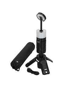 Fa.Brennenstuhl Brennenstuhl LED Stehlampe UL 400 AT, 360&deg; Ausleuchtung, dimmbar, Powerbank, ausfahrbar bis 1,03 m, schwarz, IP44