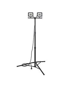 Fa.Brennenstuhl Brennenstuhl LED Stativstrahler JARO 6060 T, 4800 Lumen, IP65, h&ouml;henverstellbar bis 180 cm, Aluminium, schwarz