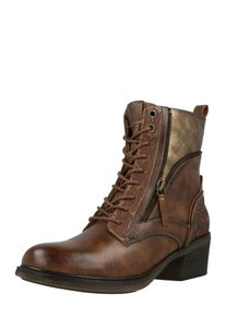 Mustang, Femmes Bottines &agrave; lacets, cognac / or