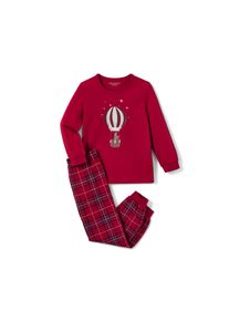Tchibo - Pyjama pour enfant &laquo; ballon &raquo; - Unisex - taille: 98/104 - bleu/rouge/&agrave; carreaux