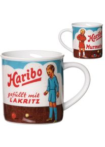 Ritzenhoff & Breker Ritzenhoff & Breker, Becher &raquo;HARIBO Retro, Lakritz, 380 ml&laquo; sp&uuml;lmaschinenfest, bunt, Porzellan, &Oslash; 9 cm x 9 cm
