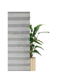 my home, my home Plissee &raquo;KATIA&laquo; Lichtschutz ohne Bohren verspannt Fixmass, Crushed-Optik, uni, monochrom, basic, Klemmtr&auml;ger, grau, Obermaterial: 100