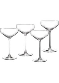 Ritzenhoff & Breker Ritzenhoff & Breker, Champagnerglas &raquo;Rumba&laquo; Champagnerschale im 4er Set, je 300 ml, transparent, Glas, &Oslash; 10 cm x 17 cm