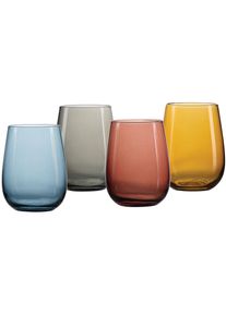 Ritzenhoff & Breker Ritzenhoff & Breker, Gl&auml;ser-Set &raquo;Palermo&laquo; Trinkglas im 4er Set, je 475 ml, bunt, Glas, &Oslash; 8 cm x 11 cm