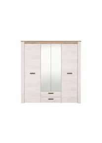 Home Affaire, Home Affaire Kleiderschrank &raquo;Kent, FSC -zertifizierter Holzwerkstoff, Made in Europe&laquo; Schlafzimmerschrank mit Spiegel und Schubladen, 