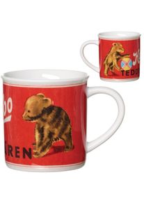 Ritzenhoff & Breker Ritzenhoff & Breker, Becher &raquo;HARIBO Retro, Teddyb&auml;ren, 380 ml&laquo; sp&uuml;lmaschinenfest, rot, Porzellan, &Oslash; 9 cm x 9 cm