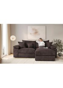 Home Affaire, Home Affaire Ecksofa &raquo;Soft&Cosy XL L-Form, B: 246 cm - OTTO. Verl&auml;ssliche Qualit&auml;t.&laquo; Mega-Sofa, Cord oder Chenille-Struktur, mit 
