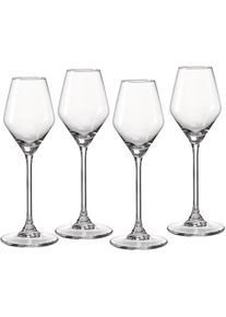 Ritzenhoff & Breker Ritzenhoff & Breker, Lik&ouml;rglas &raquo;Rumba&laquo; 4er Set, je 140 ml, transparent, Glas, &Oslash; 6 cm x 19 cm