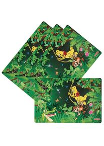 Ritzenhoff & Breker Ritzenhoff & Breker, Platzset &raquo;HARIBO Jungle, 4-teilig, 45 x 30 cm&laquo; rutschfest und abwischbar, gr&uuml;n, Obermaterial: 100% Polypropylen, 4 Stk.