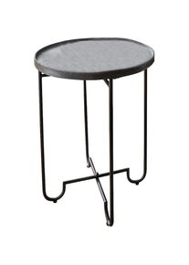 PAROLI, Beistelltisch, schwarz, schwarz, schwarz, B/H/T: 45 cm x 60 cm x 45 cm