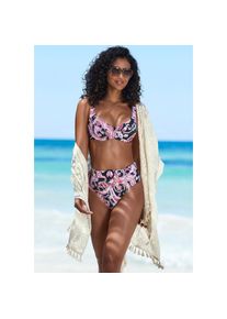 Sunseeker, Unisex, B&uuml;gel-Bikini-Top &raquo;Palina&laquo; im Paisley Druck, schwarz bedruckt, 38, Cup F, Bedruckt - Jedes Teil ein Unikat