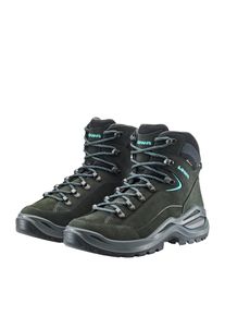 Lowa, Unisex, Wanderschuh &raquo;RENEGADE EVO GTX MID WS&laquo; wasserdicht, winddicht,atmungsaktiv dank GORE-TEX Membrane, asphalt, t&uuml;rkis, 38, Garantierter 