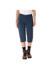 Vaude, Unisex, Vaude Caprihose &raquo;FARLEY STRETCH CAPRI III&laquo; sportlicher Stil, f&uuml;r Wandern und Trekking, elastische Kunstfaser, schwarz sea, 38, N-Gr, 