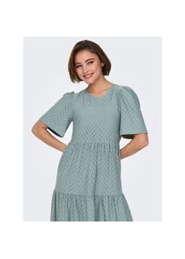 Jacqueline de Yong Jdy, Unisex, JDY Minikleid &raquo;JDYCARLA CATHINKA S/S DRESS JRS NOOS&laquo; Kunstfaser, regular fit, chinois gr&uuml;n, S, N-Gr, Pflegeleicht und komfortabel aus 
