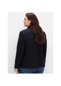 sheego, Unisex, Kurzjacke ohne Kapuze, tiefblau, 42