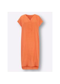 Casual Looks, Unisex, Sommerkleid &raquo;Kleid&laquo; Nahttasche, orange, 40, Normalgr&ouml;ssen, reine Baumwolle