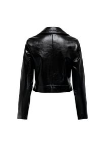 Only, Unisex, Only Bikerjacke &raquo;ONLKAMILLA PATENT SHOULDER BIKER CC OTW&laquo; ohne Kapuze, schwarz, L, Modische Bikerjacke von Only